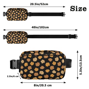 Bolso de Pecho Lulu con Diseño Personalizado de Flor de Puakenikeni de Hawái para Mujer, Bolso Bandolera Deportivo, Riñonera, Bolso de Viaje y Gimnasio para Chicas - Product Image 3