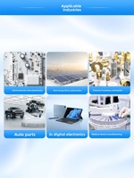 Robot parallèle à commande visuelle de type Spider-hand, fabriqué en Chine, pour l'alimentation flexible des matériaux, le tri rapide et la placement précis des plateaux