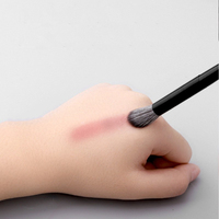 Prix d'usine – Pinceau de maquillage professionnel végétalien et sans cruauté animale pour estomper les plis, sculpter et estomper les imperfections – 1 pièce