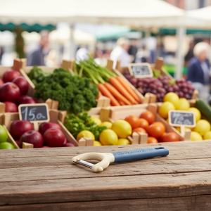 Éplucheur de carottes YIGO en stock, poignée antidérapante en PP, éplucheur de carottes, éplucheur julienne en acier inoxydable - Product Image 6