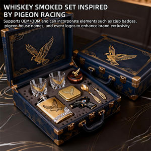 Set de Whisky Ahumado de Alta Gama con Temática Deportiva de Palomas de Competición - la Elección Definitiva para Regalos de Club, Eventos y Empresas - Product Image 3