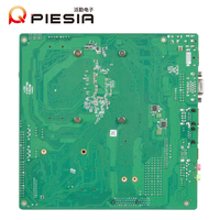 Piesia Precio bajo 12th Gen Alder Lake i5 ITX BOARD 2 * SATA DDR5 VGA i5-12450h X86 Linux Computadora industrial Mini ITX Placa base