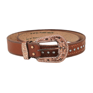 Cintura in Pelle con Strass a Forma di Fiore 3.8*105CM, Cintura Moda Donna - Product Image 2