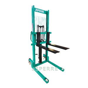 मैनुअल पैलेट फोर्कलिफ्ट हैंड संचालित स्टेकर 1 टन 2टन 3 टन 1.6 मीटर-3 मीटर उठाने पोर्टेबल हाइड्रोलिक पैलेट स्टेकर - Product Image 2