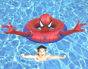 Summer Party Beach Lounge Raft Spider Tube <strong>Spiderman</strong> Water Swimming Floating <strong>Ring</strong> for Kids Adults - Product Image 3