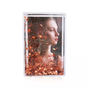 Cadre photo en plastique de haute qualité de 3 pouces pour <span class=keywords><strong>Instax</strong></span>, avec sublimation, paillettes liquides flottantes, respectueux de l'environnement, sérigraphie - Product Image 2
