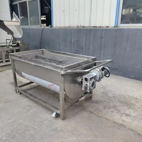 Mélangeur homogénéisateur à réservoir en forme de U 700l pour sauce aux arachides, confiture en acier inoxydable, gaz bouillant, bouilloire à gaine inclinable, sauce tomate