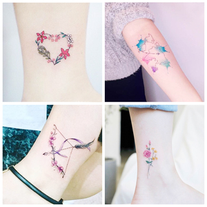 Etiqueta engomada del tatuaje del cuerpo del <span class=keywords><strong>brazo</strong></span> pequeño Impreso a mano Diseño impermeable temporal no tóxico Nuevo y único - Product Image 5