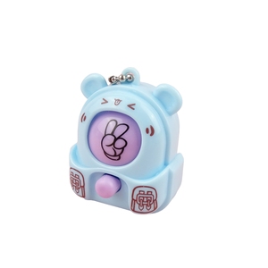 Best-Selling Egg Cartoon Rock-Paper-Scissors Backpacks Keychains Pendants Small Plastic Candy Toys for Promotional Gifts