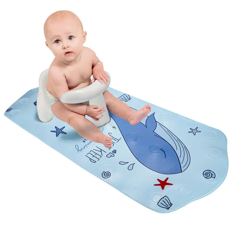 아기 미끄럼 방지 안전 목욕 시트 & 핫스팟 색상의 엑스트라 롱 목욕 매트