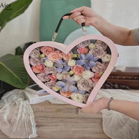 Aierflorist Valentine's Day new lock heart gift box Romantic heart gift box lifetime lock love boxes