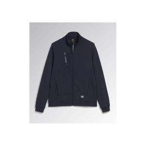 DIADORA UTILITY - 702.177677-60062/M Sweat-shirt de travail classique bleu marine confortable pour femme en tissu brossé avec un zip intégral - Product Image 1