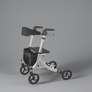 <strong>Smallest</strong> Lightweight Aluminum <strong>Walker</strong> with Wheels for Elderly - Product Image 6