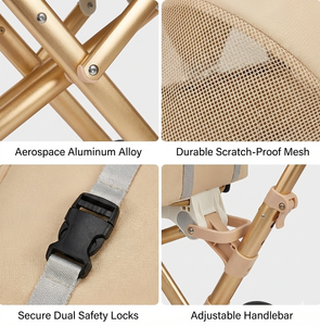 أزياء عالية خفيفة الوزن قابلة للطي الكلب القط عربة روز الذهب الحيوانات الأليفة أكسفورد حقيبة عالية القيمة اللون فصل حقيبة عبر الحدود - Product Image 3