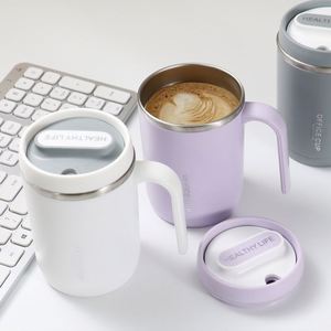 304 Stainless Steel Vacuum Insulated Cylindrical <b>Mug</b> with Lid and Straw for Student Office Use Festival Gift - Product Image 3