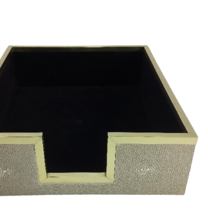 Luxury Travel <b>Jewelry</b> Organizer Faux Shagreen Wood Velvet Cardboard <b>Boxes</b> for Necklace and Ring Storage <b>Gift</b> Idea - Product Image 5