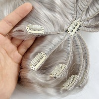 Nouvelles extensions capillaires à clipser Octopus 2026, 100 % cheveux humains, postiche invisible à multiples clips pour femmes, vente en gros pour salons