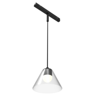 Suspension magnétique moderne en verre GU10 220V 30W dimmable avec garantie de 3 ans, LED COB Bridgelux, IP20, angle de faisceau 180°, IRC90