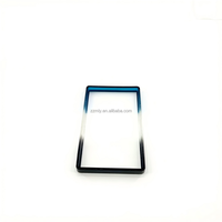 Coque en TPU chromée arc-en-ciel avec paillettes, compatible avec les cartes d'identité, les cartes de crédit, blocage RFID, protection transparente anti-rayures