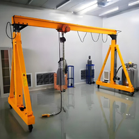 Grue portique portative réglable en hauteur de 1 à 10 tonnes avec palan à chaîne