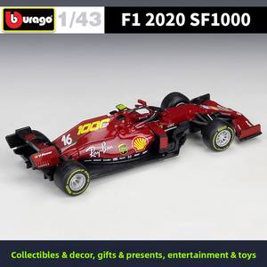 Modèle de voiture en métal moulé sous pression <span class=keywords><strong>F1</strong></span> 2020 à l'échelle 1:43, édition commémorative du 1000e Grand Prix de Tuscan, Charles Leclerc - Product Image 3