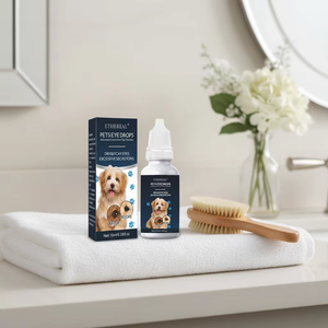 Gocce Oculari per Rimuovere le Macchie Lacrimali per Cani e Gatti, Non Tossiche, Alleviano il <span class=keywords><strong>Prurito</strong></span> Oculare, Pulizia Delicata e Lenitiva, Prodotte in Cina - Product Image 4