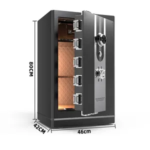 Steel Elegant Password Security Safe Box Money Storage Box Luxury Safe Cabinets For Hotel Office Home