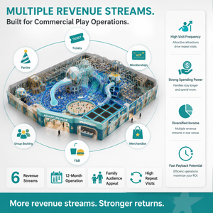 Centro <span class=keywords><strong>de</strong></span> Juegos Suaves <span class=keywords><strong>con</strong></span> Toboganes, <span class=keywords><strong>Piscina</strong></span> <span class=keywords><strong>de</strong></span> Bolas, Puente Bajo, Bloques <span class=keywords><strong>de</strong></span> Gateo Aptos para Niños Pequeños, Acolchado Suave, Diseño Personalizado, CE TUV ISO - Product Image 2