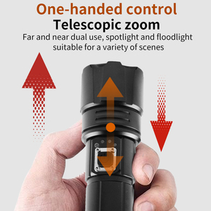 Cao BRIGHT <span class=keywords><strong>LED</strong></span> chiến thuật đèn pin Zoomable <span class=keywords><strong>Torch</strong></span> <span class=keywords><strong>5</strong></span> chế độ chiếu sáng laser Wick ngoài trời không thấm nước cắm trại phiêu lưu tay đèn - Product Image 3