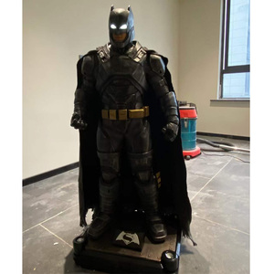 Decoración del hogar artesanía de resina molde de Batman estatua de fibra de vidrio 1/2 tamaño <span class=keywords><strong>Marvel</strong></span> figura murciélago hombre peros escultura juguetes regalo - Product Image 2