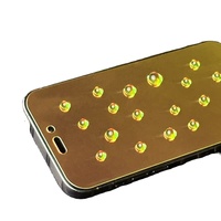 Nouveau produit de protection d'écran en verre flexible de confidentialité de couleur dorée pour iPhone 17 Air 16 Pro Film de confidentialité anti-déflagrant pour miroir
