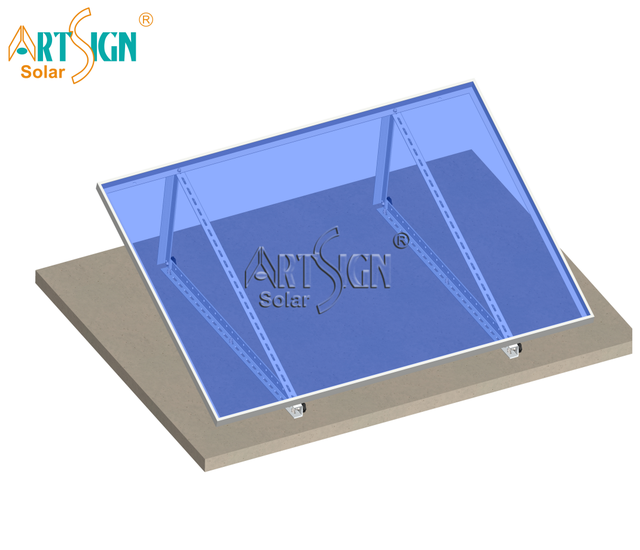 Triangle Solar Panel Mounting Structure Flexible Support Panneau Solaire  Easy Install Home Roof Solar Tripod Mount|Art Sign