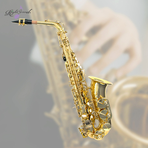 <span class=keywords><strong>Saxophone</strong></span> Eb ALTO pour débutants et étudiants Instruments de musique en laiton jaune avec prix de gros d'usine bon marché - Product Image 3