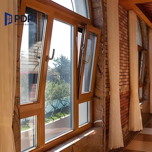 Fenêtre à battant inclinable en teck durable au design élégant, verre trempé, certifiée Energy Star, pour extérieur <span class=keywords><strong>de</strong></span> villa et chambre - Product Image 1