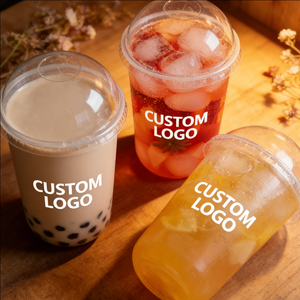 Vaso de Plástico Redondo de 90 mm y 32 oz para Té de Burbujas, Personalizado para Té con Leche y Boba - Product Image 3