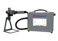 Mesin Pembersih dan Penanda Laser IR 1064nm Genggam Denee Baru, Mudah Dioperasikan, Akurasi 0.01mm, Pendingin Udara CNC, Bertenaga Baterai