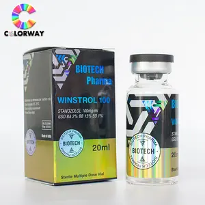 Hộp Lọ 10Ml Cho Hộp Giấy Tráng Steroid Bao Bì Logo Tùy Chỉnh Hộp Các Tông Giấy