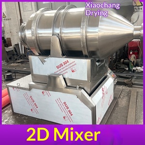 Mélangeur de poudre chimique, mélangeur de poudre granulaire, mélangeur à tambour en acier inoxydable, mélangeur à double cône en acier inoxydable 304 - Product Image 4