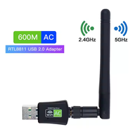 Recién llegado receptor USB Wifi adaptador Tp-link 600 Mbps Wifi red inalámbrica USB adaptador receptor USB Wifi adaptador