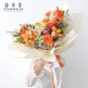 Sinowrap工厂直接销售最畅销的塑料花包装纸礼品