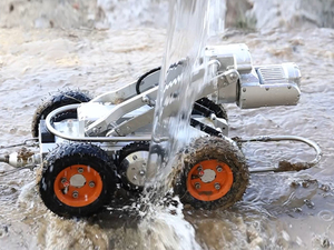 Jiutai GT108 drenaj kanalizasyon Mainline boru muayene paletli robotik PTZ kamera için 200mm için 3500mm - Product Image 4