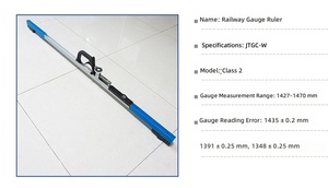 Righello per misurazione della larghezza del binario, righello per binari illuminato, cannone d'acqua lungo JTGC-GW, attrezzatura per la manutenzione ferroviaria - Product Image 5