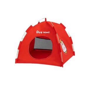 고양이 텐트 강아지 집 접이식 천 타입 열전달 텐트 애완동물 캠핑 실내외 사계절용 - Product Image 1