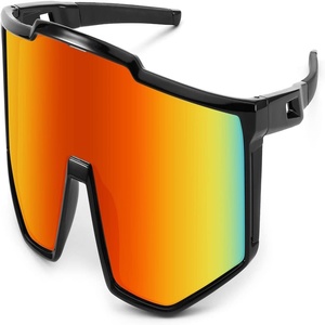 Lunettes de soleil polarisées pour hommes, personnalisables avec logo, en TR90, pour la conduite, le cyclisme en extérieur, protection UV 400, anti-rayures, vente en gros - Product Image 1