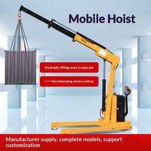 Nueva Grúa Móvil Hidráulica Totalmente Eléctrica de 1 Tonelada y 2 Toneladas, Equipo de Elevación Montado en Camión - Product Image 2