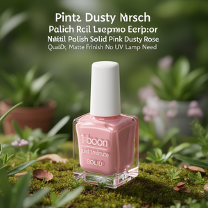 Esmalte de Uñas 1:boon Rosa Sólido, Color Rosa Empolvado, Secado Rápido, Acabado Mate, No Requiere Lámpara UV - Product Image 3