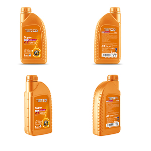 น้ำมันเครื่องมอเตอร์ไซค์ TERZO 4T Super 10W40 PAO สังเคราะห์แท้ API SP JASO MA2 สำหรับรถจักรยานยนต์ขนาดไม่เกิน 750 ซีซี - Product Image 3