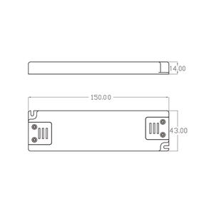 Driver LED DALI 15/20W 12V/24V à tension constante en plastique IP20 pour éclairage LED intérieur - Product Image 3