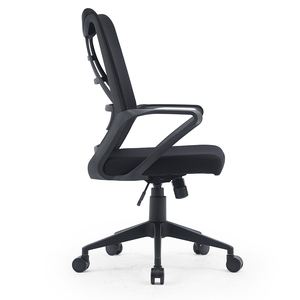 Prix d'usine Chaise de bureau ergonomique en maille avec support lombaire réglable et pivotant à dossier haut - Product Image 4