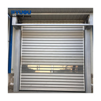 Porte enroulable à spirale isolée à grande vitesse en métal dur